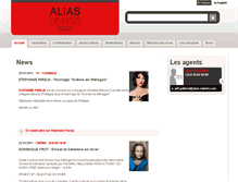Tablet Screenshot of alias-talents.com